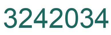 Número 3242034 imagen verde