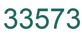 Number 33573 green image