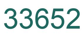 Número 33652 imagen verde