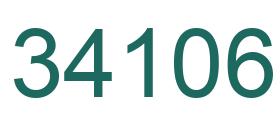 Number 34106 green image