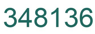Número 348136 imagen verde