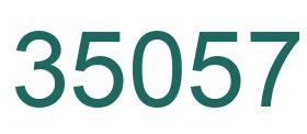 Number 35057 green image