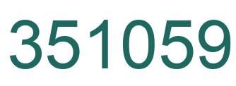Número 351059 imagen verde