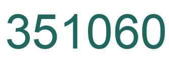 Número 351060 imagen verde