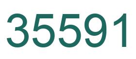 Number 35591 green image