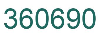 Number 360690 green image
