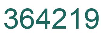 Número 364219 imagen verde