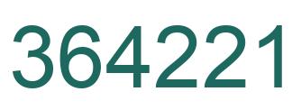 Número 364221 imagen verde