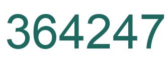 Número 364247 imagen verde