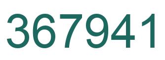 Número 367941 imagen verde