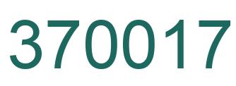 Número 370017 imagen verde
