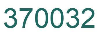 Número 370032 imagen verde
