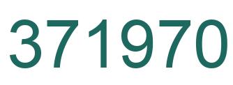Number 371970 green image