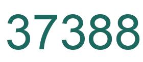 Number 37388 green image
