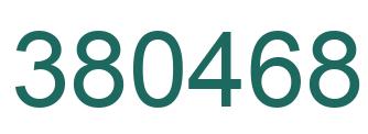 Número 380468 imagen verde