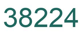 Número 38224 imagen verde