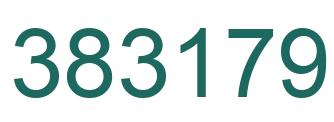 Número 383179 imagen verde