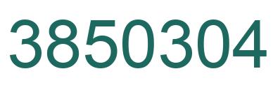 Número 3850304 imagen verde