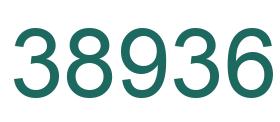 Number 38936 green image