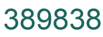 Number 389838 green image