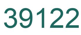 Number 39122 green image