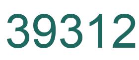 Number 39312 green image
