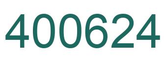 Número 400624 imagen verde