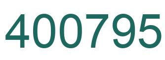 Número 400795 imagen verde