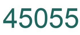 Number 45055 green image