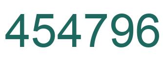Number 454796 green image