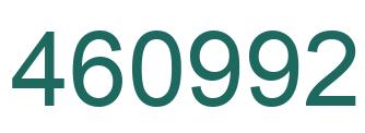 Number 460992 green image