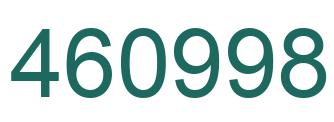 Número 460998 imagen verde
