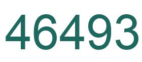 Number 46493 green image