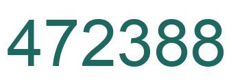 Number 472388 green image