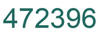 Number 472396 green image