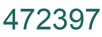 Number 472397 green image