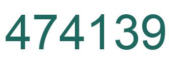 Número 474139 imagen verde