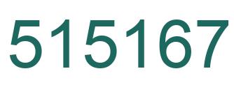 Number 515167 green image