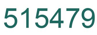 Number 515479 green image