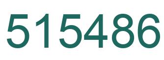 Número 515486 imagen verde