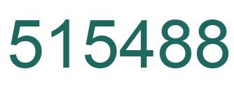 Número 515488 imagen verde