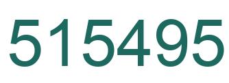 Number 515495 green image
