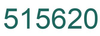 Number 515620 green image