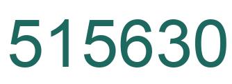 Number 515630 green image