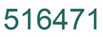 Número 516471 imagen verde