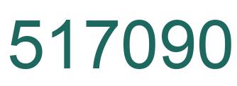 Number 517090 green image