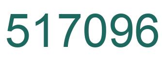 Number 517096 green image