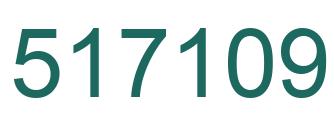 Number 517109 green image