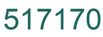 Número 517170 imagen verde