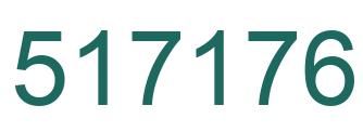 Número 517176 imagen verde